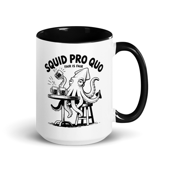 Squid Pro Quo Colored Mug
