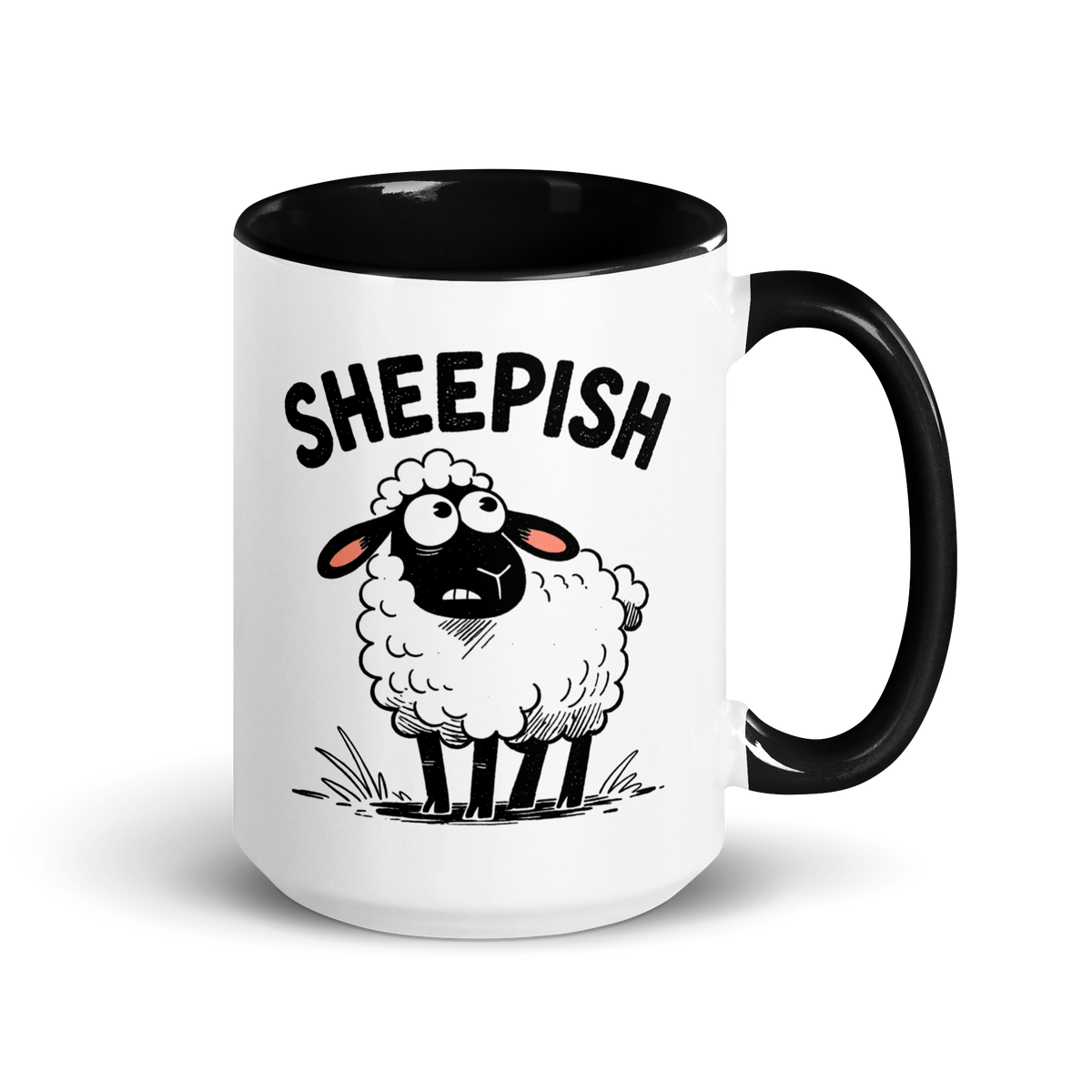 Sheepish Colored Mug