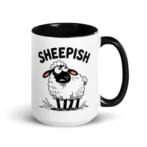 Sheepish Colored Mug