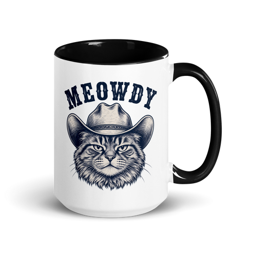 Meowdy Colored Mug