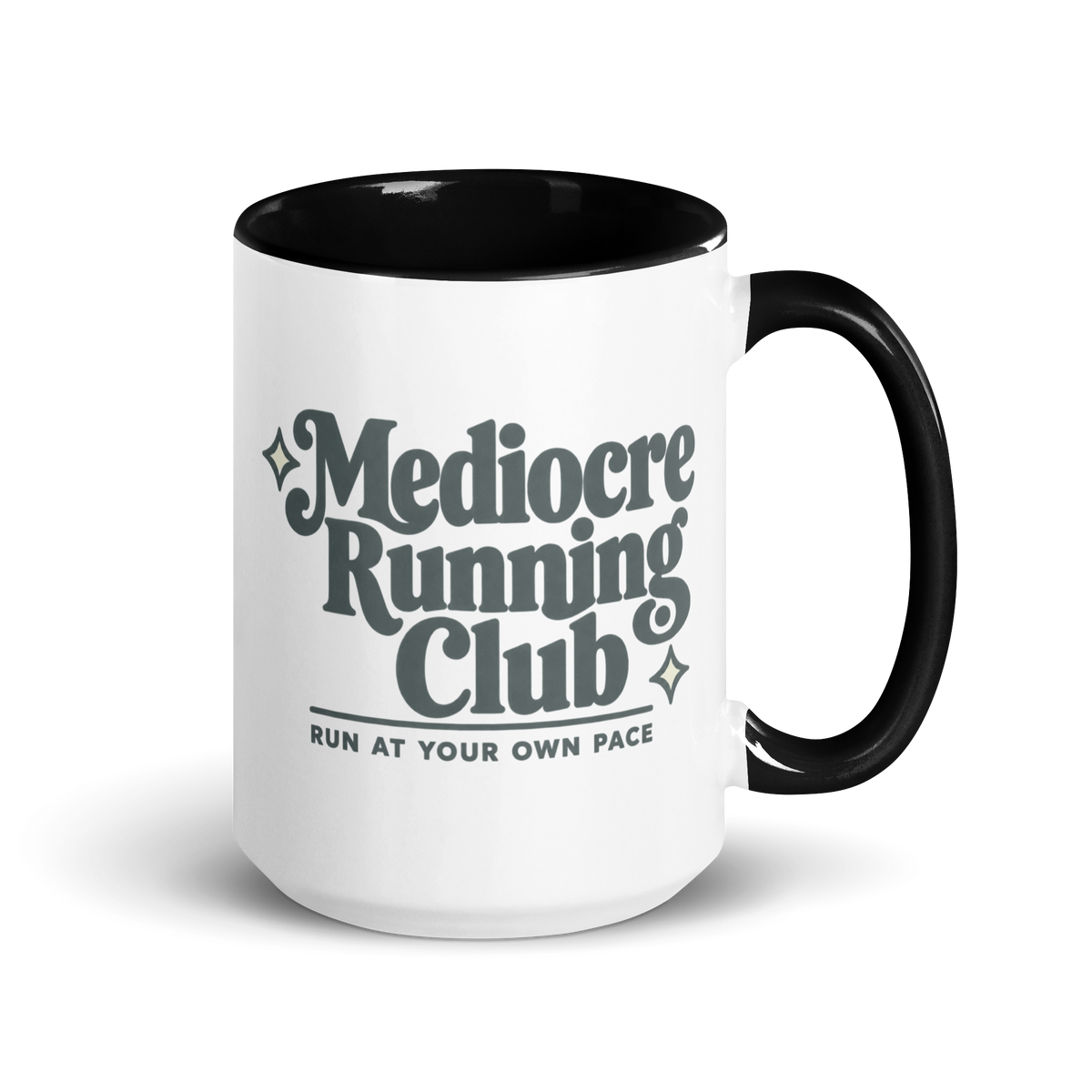 Mediocre Running Club Colored Mug