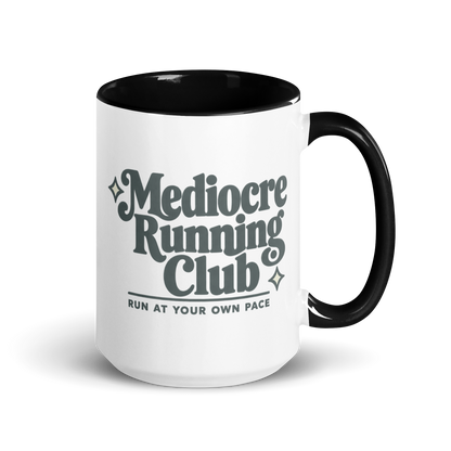 Mediocre Running Club Colored Mug