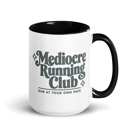 Mediocre Running Club Colored Mug