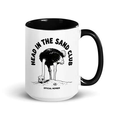 Head in the Sand Club Colored Mug
