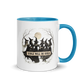 Girls Will Be Girls Colored Mug – Blue 11 oz, handle on right