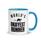 World's Okayest Runner Colored Mug