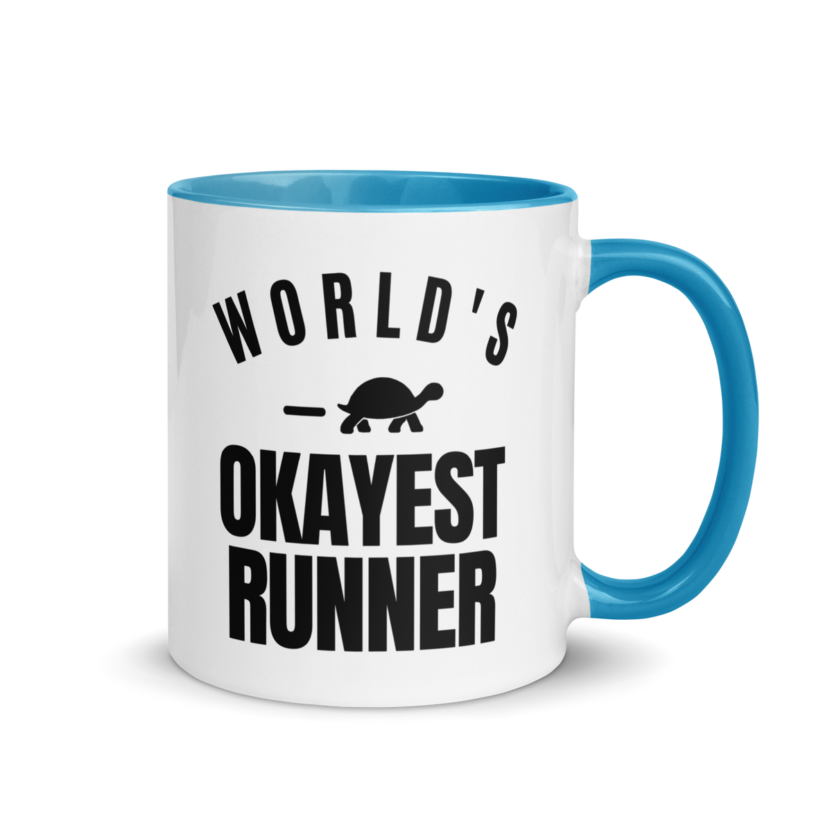 World's Okayest Runner Colored Mug