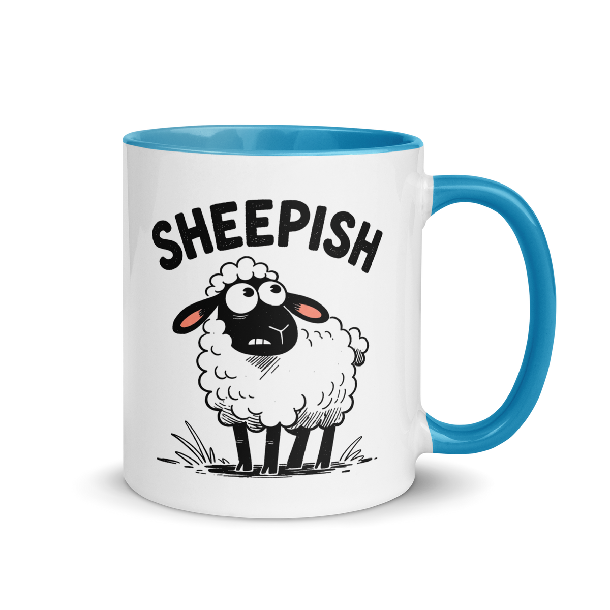 Sheepish Colored Mug