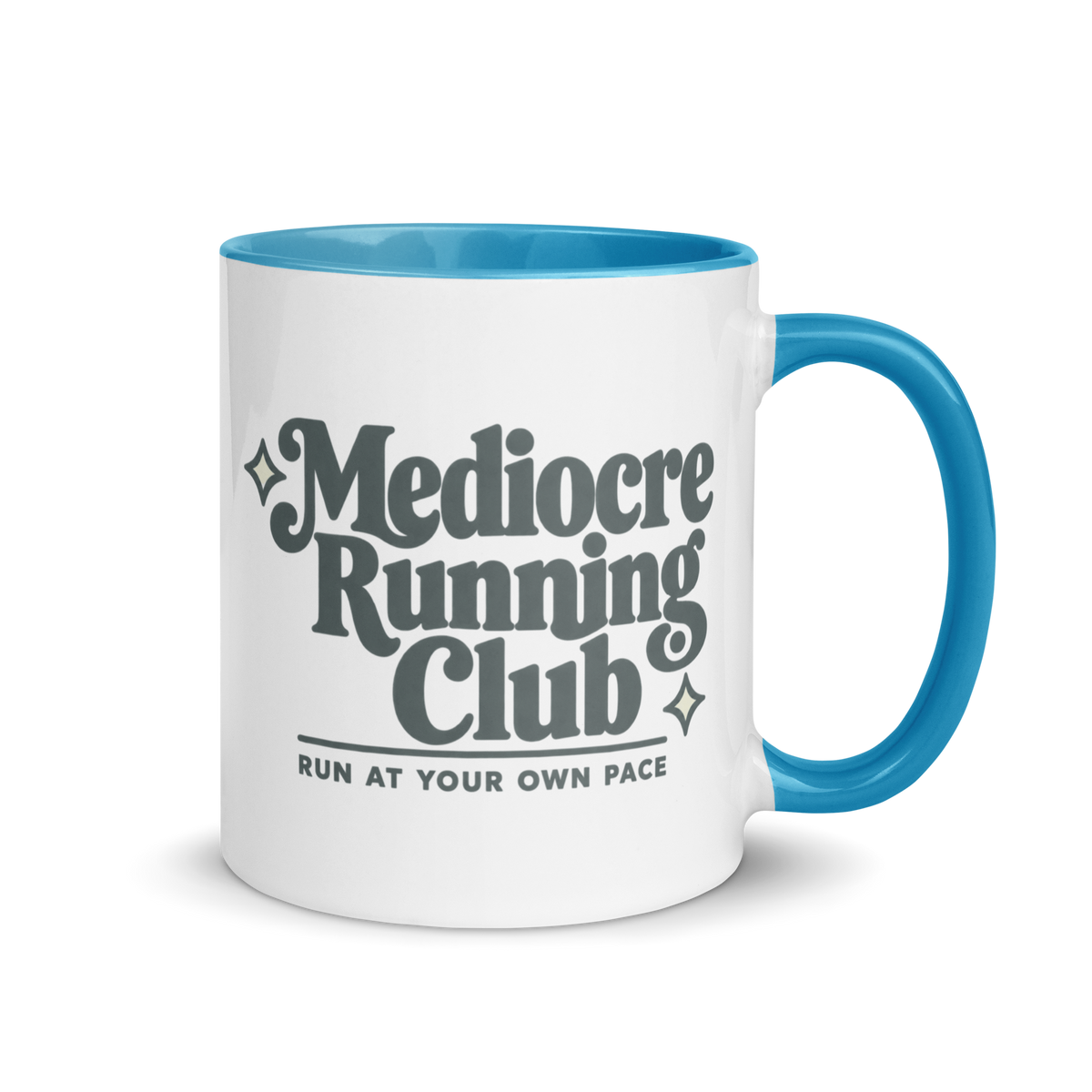 Mediocre Running Club Colored Mug