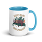 Not Fast Not Furious Colored Mug – Blue 15 oz, handle on right