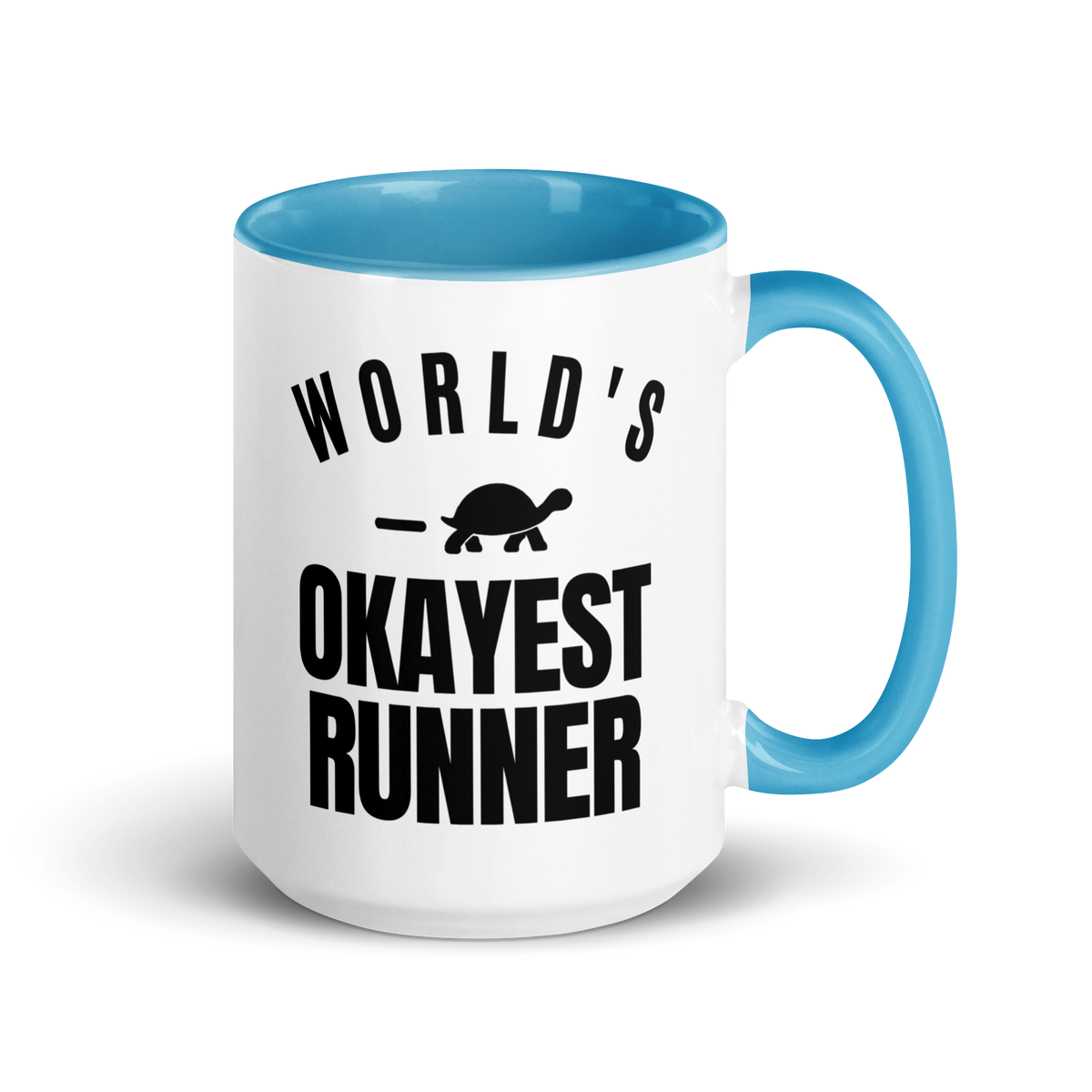 World's Okayest Runner Colored Mug