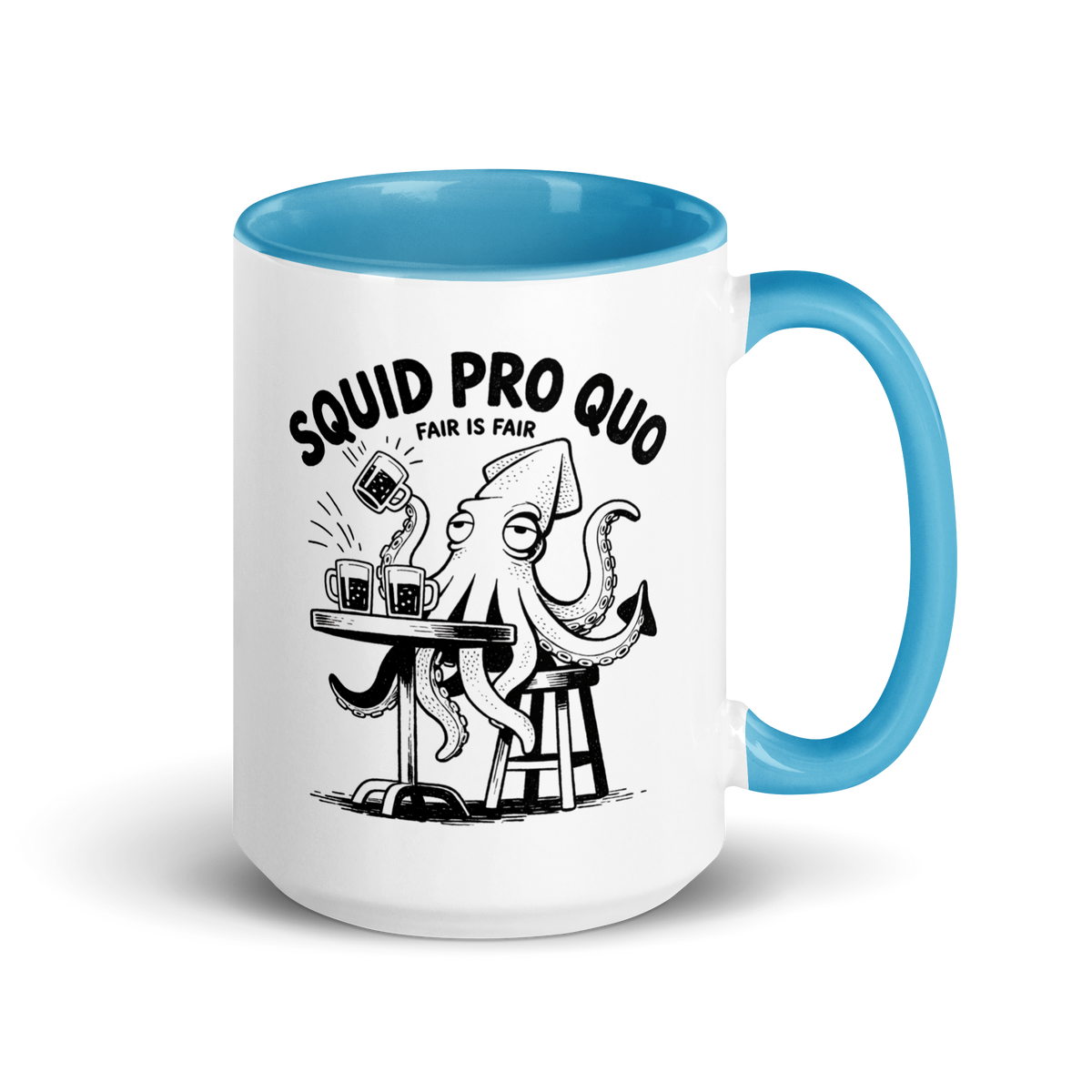 Squid Pro Quo Colored Mug