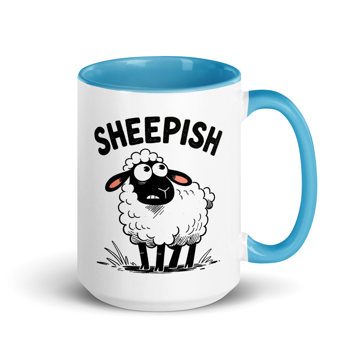 Sheepish Colored Mug