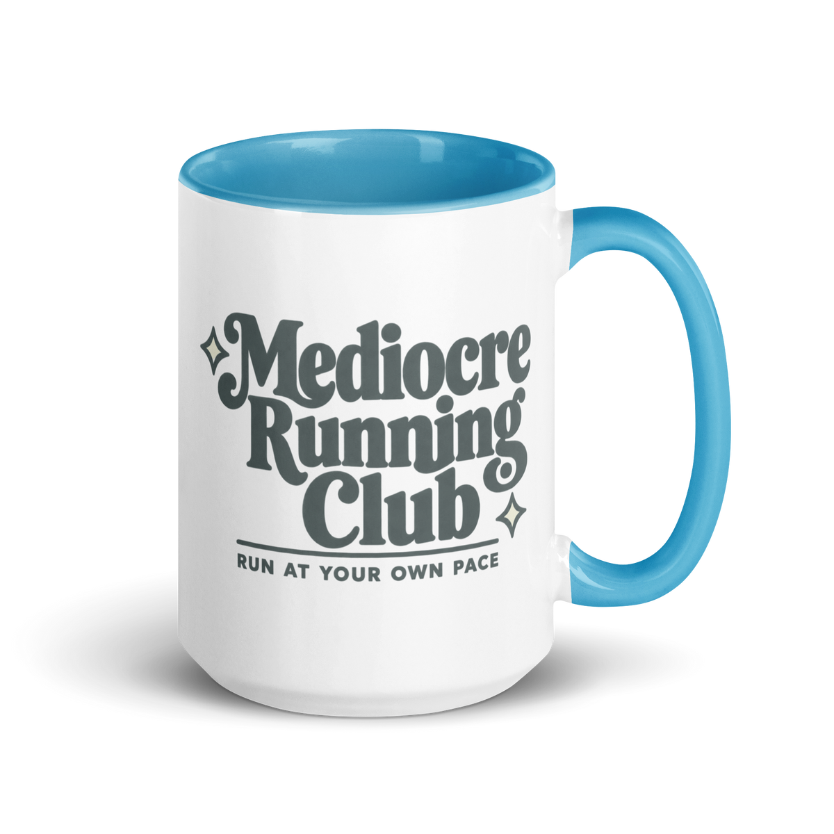 Mediocre Running Club Colored Mug