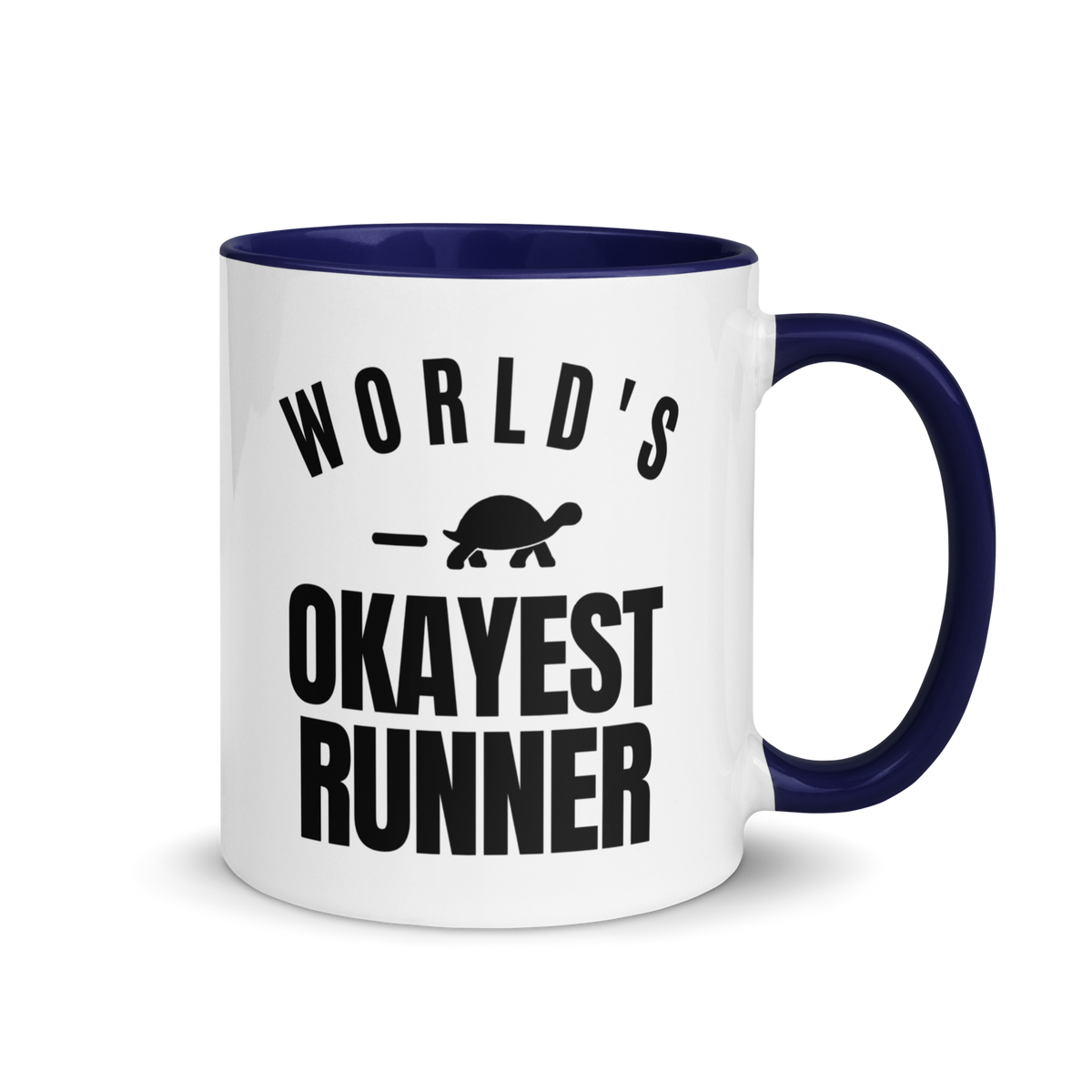 World's Okayest Runner Colored Mug