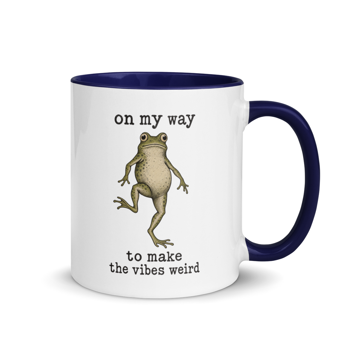 On My Way to Make the Vibes Weird Colored Mug
