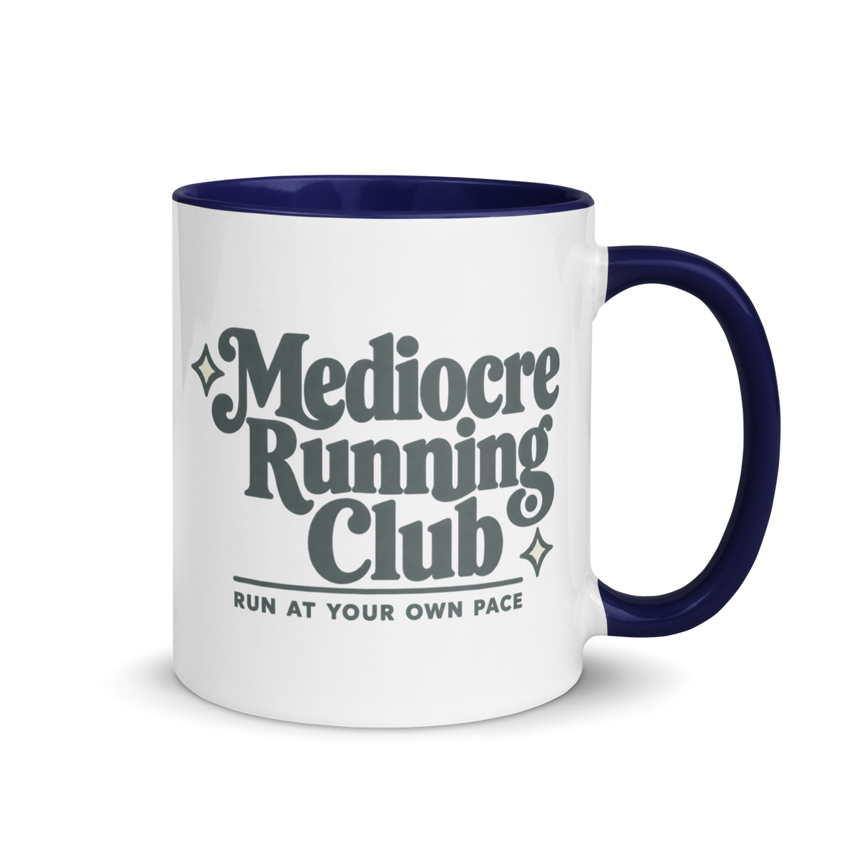 Mediocre Running Club Colored Mug