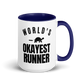 World's Okayest Runner Colored Mug