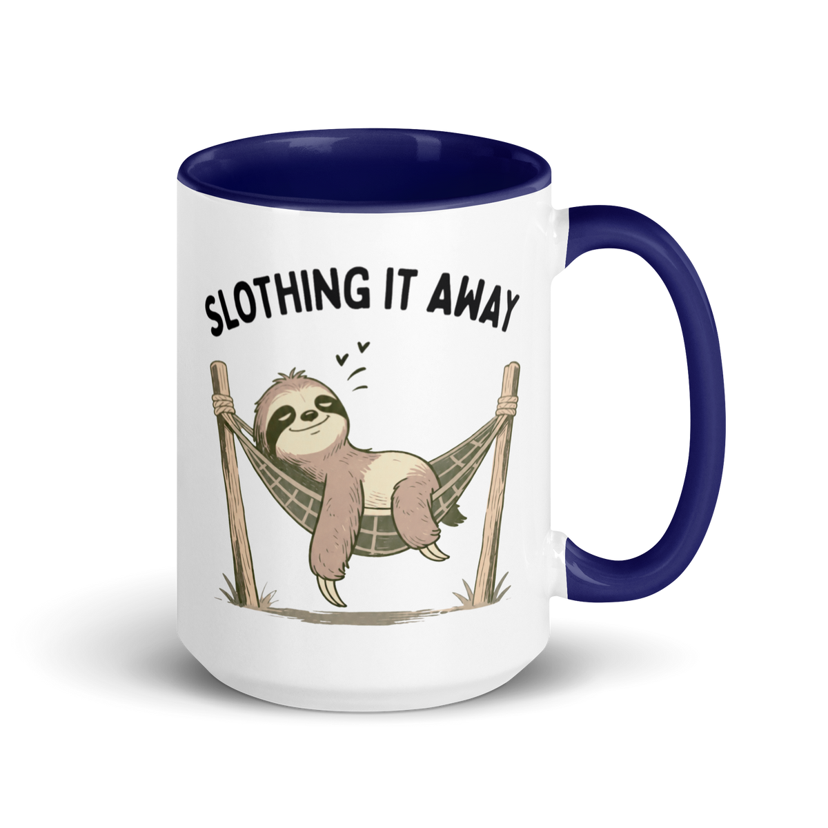Slothing It Away Colored Mug