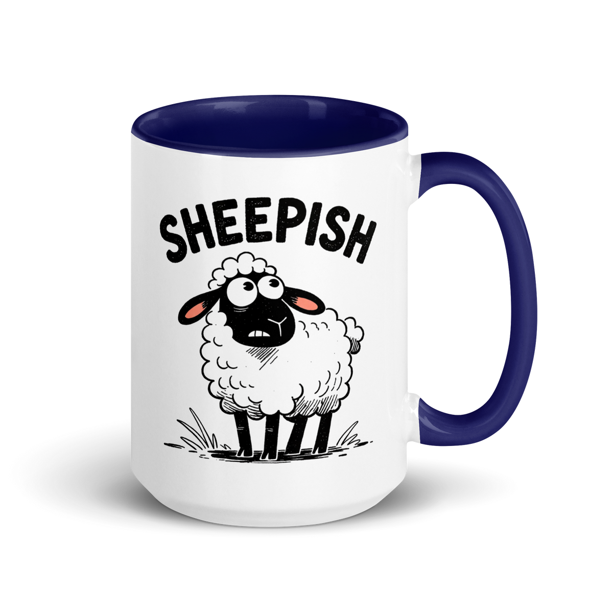 Sheepish Colored Mug