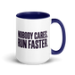 Run Faster Colored Mug
