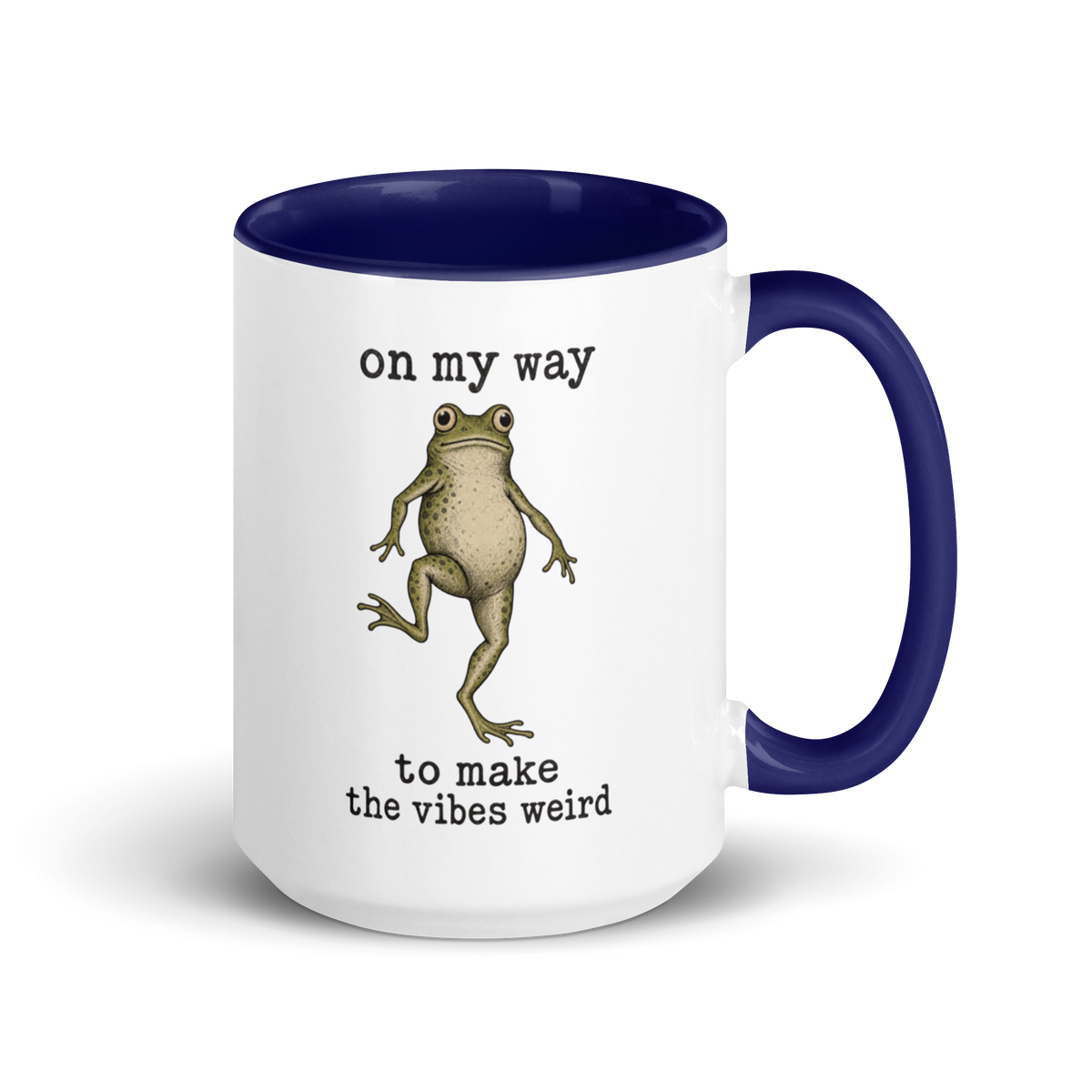 On My Way to Make the Vibes Weird Colored Mug