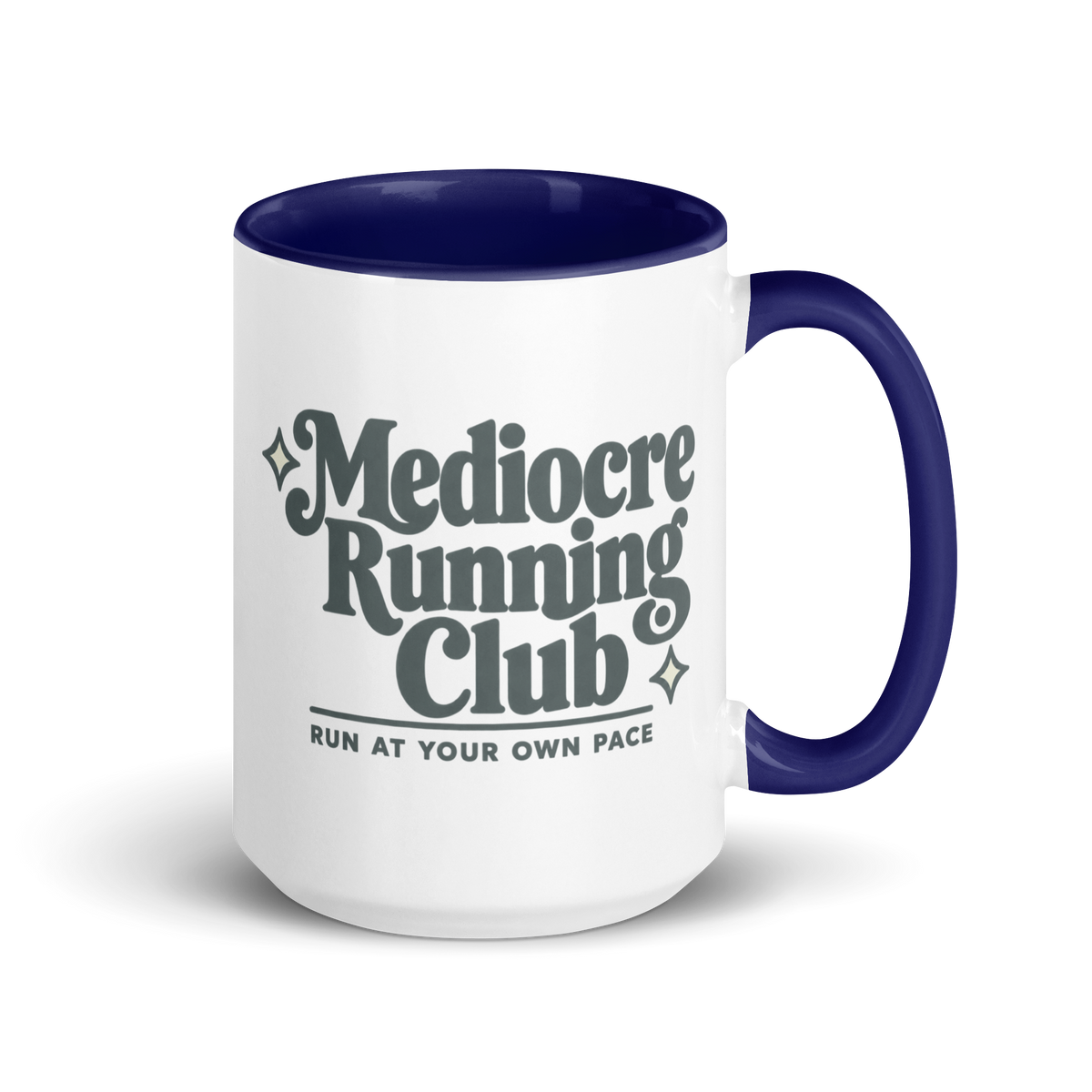 Mediocre Running Club Colored Mug