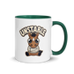 Unstable Colored Mug – Dark Green 11 oz, handle on right