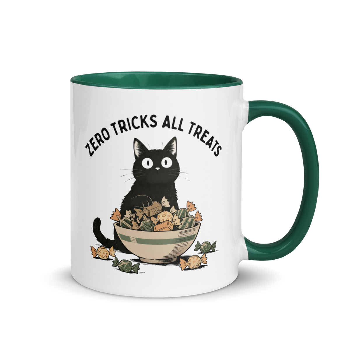 Zero Tricks All Treats Colored Mug