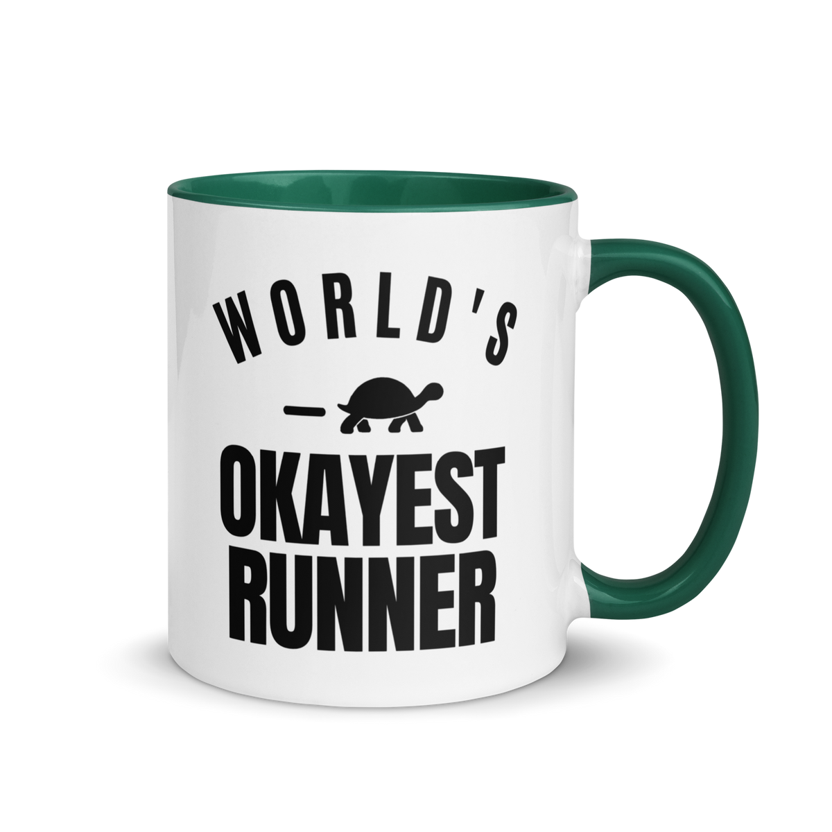 World's Okayest Runner Colored Mug