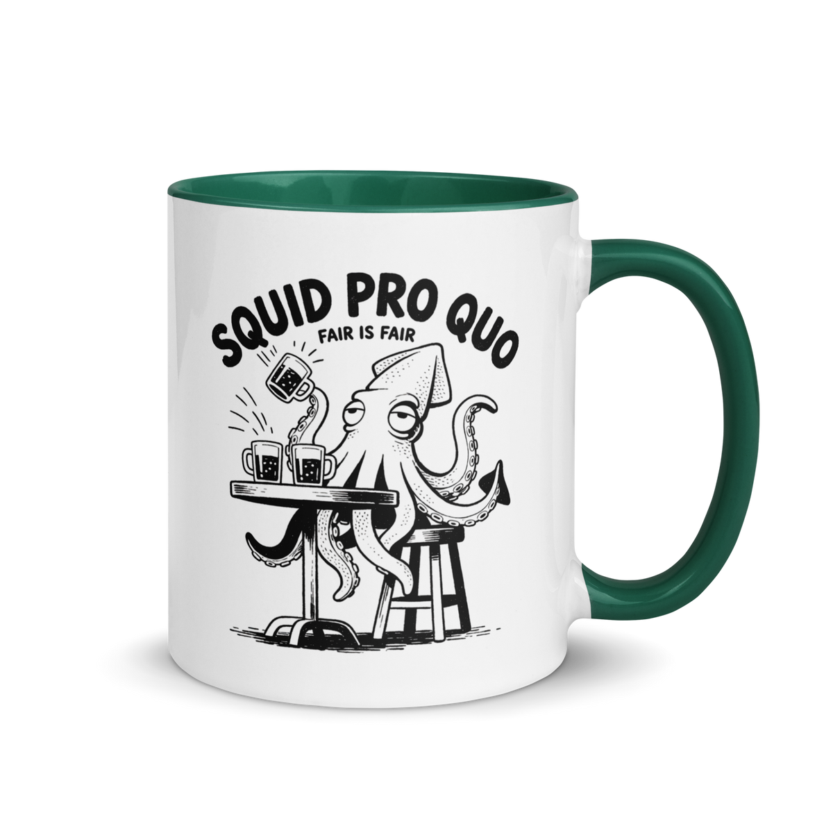 Squid Pro Quo Colored Mug