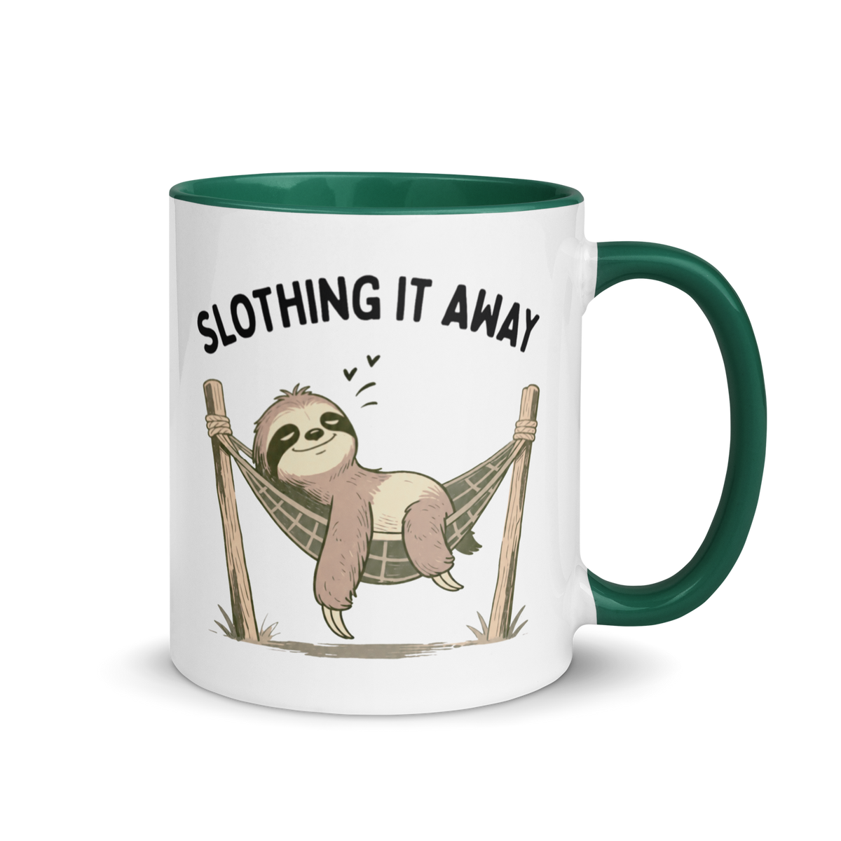 Slothing It Away Colored Mug