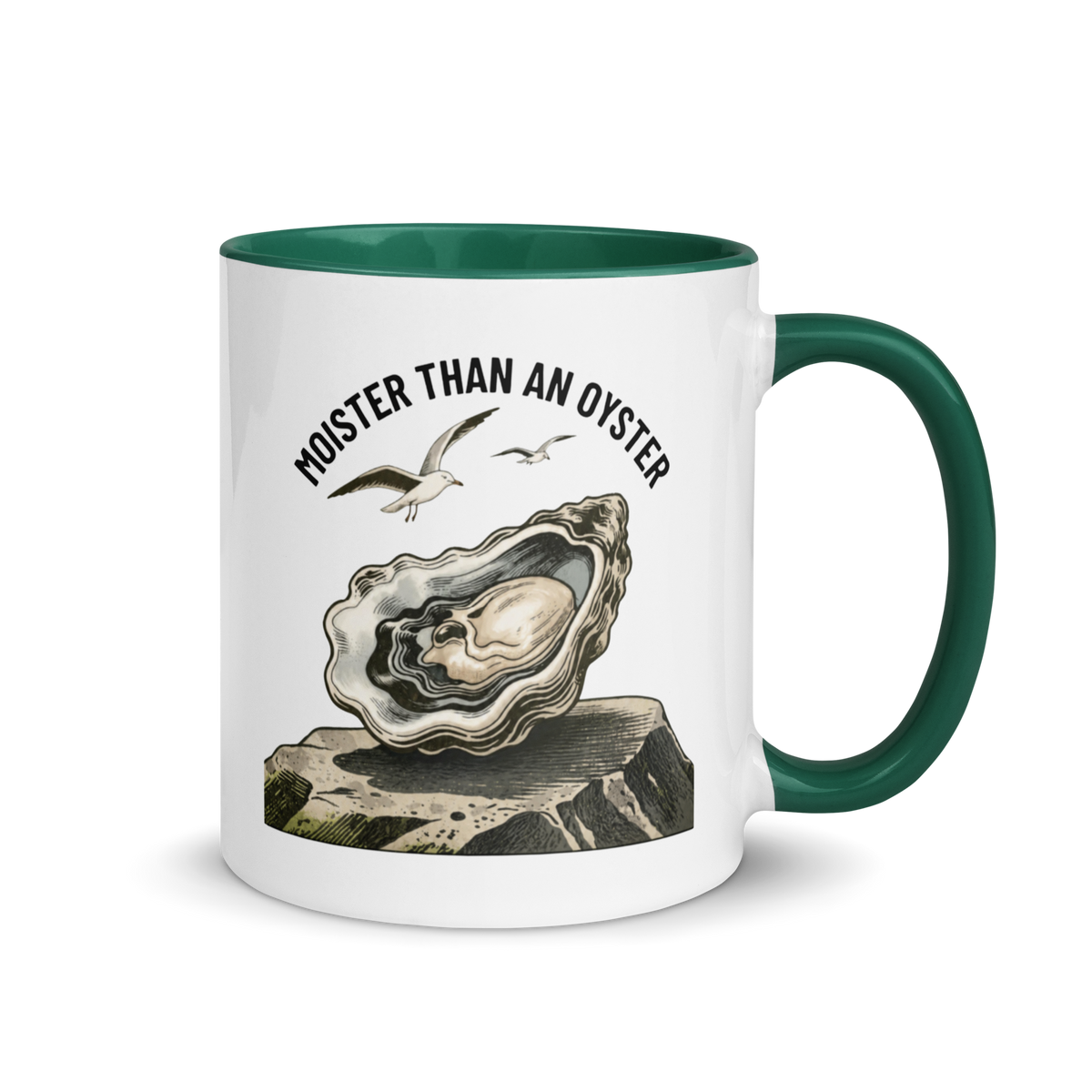 Moister Than an Oyster Colored Mug