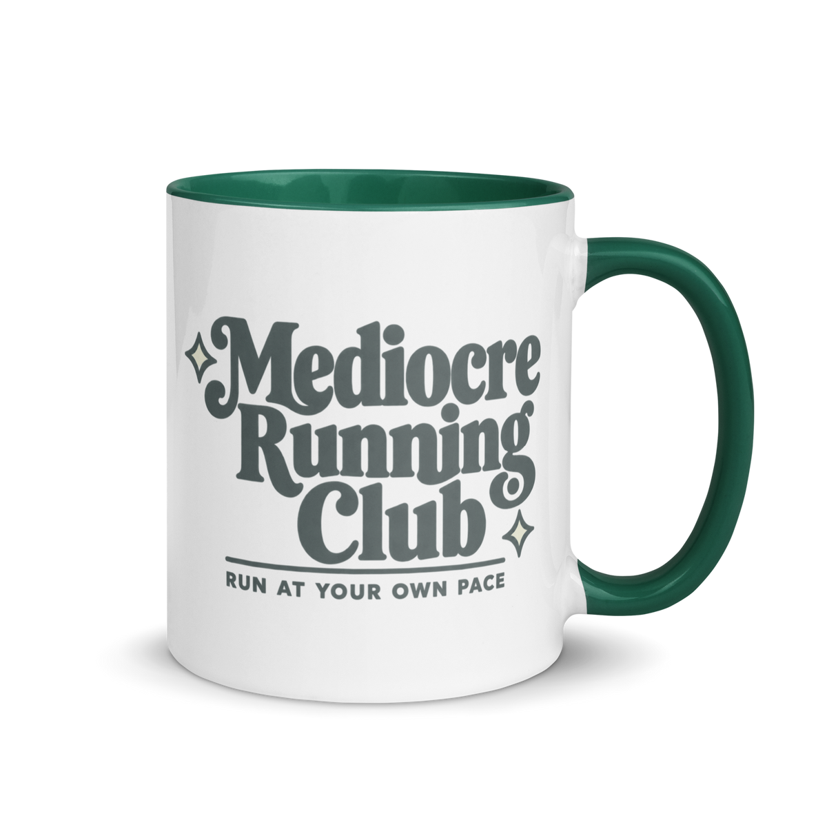 Mediocre Running Club Colored Mug