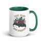 Not Fast Not Furious Colored Mug – Dark Green 15 oz, handle on right