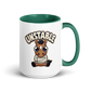 Unstable Colored Mug – Dark Green 15 oz, handle on right