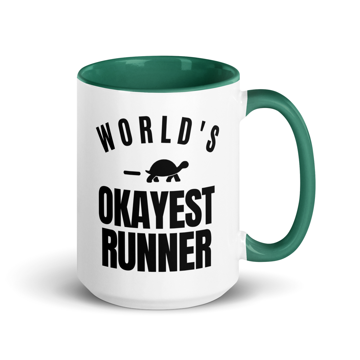World's Okayest Runner Colored Mug