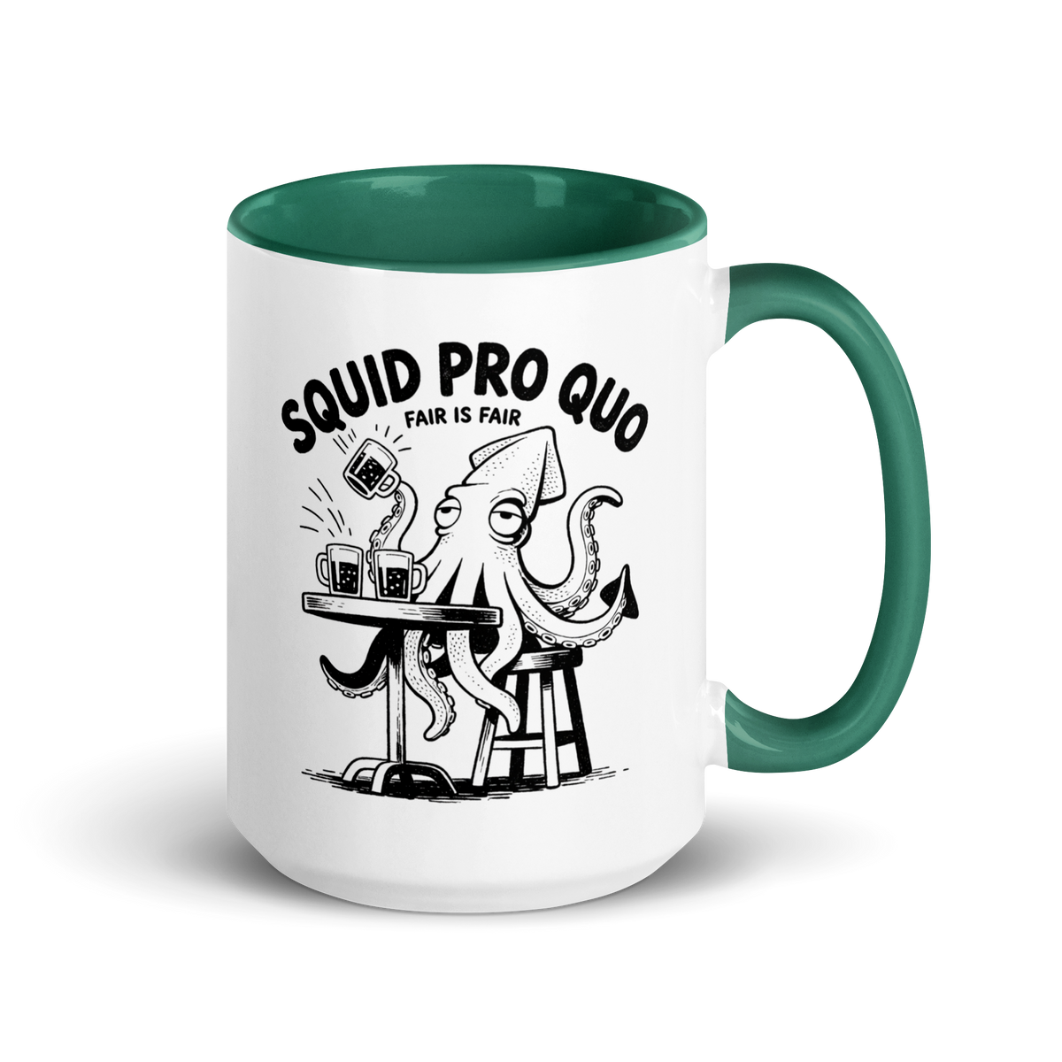 Squid Pro Quo Colored Mug