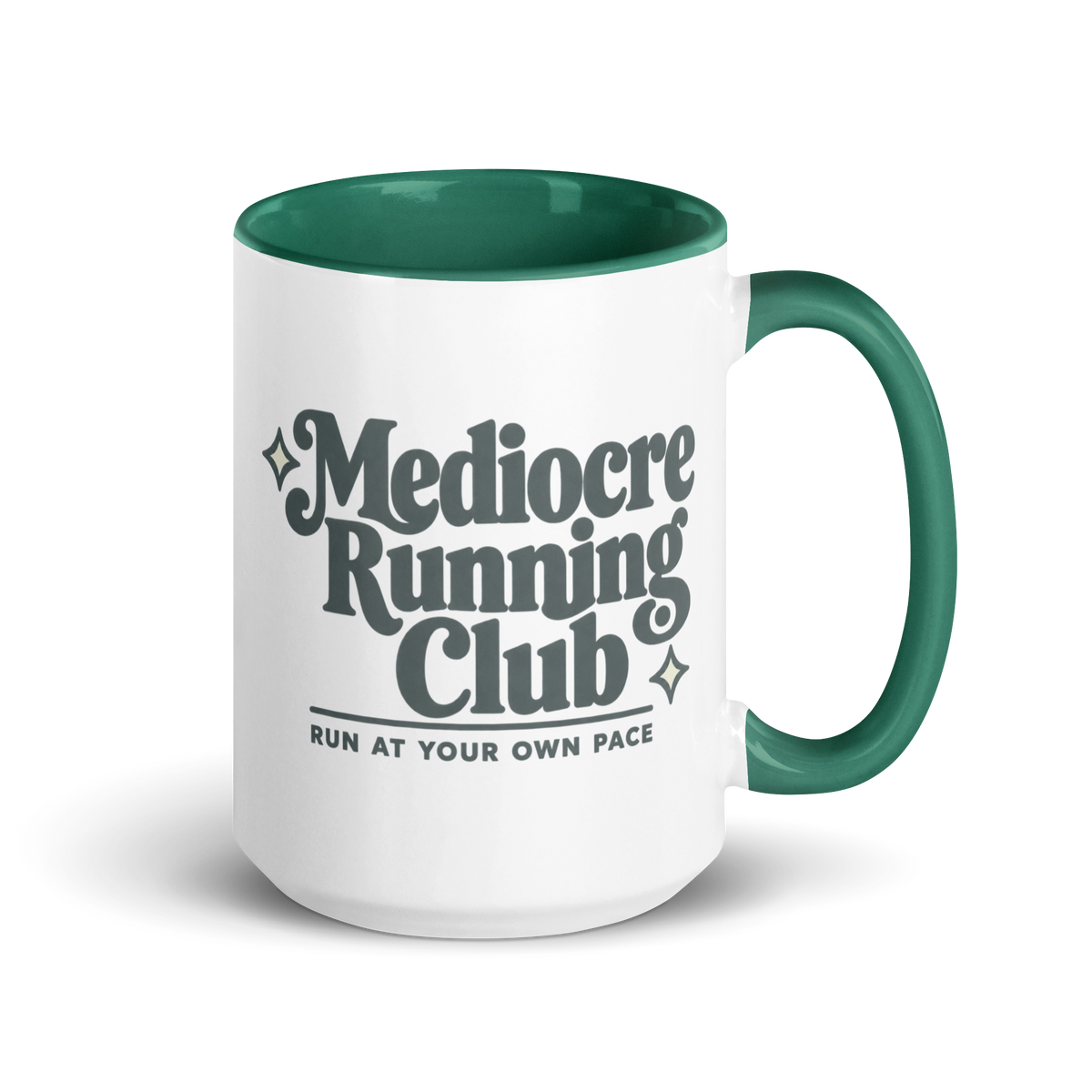 Mediocre Running Club Colored Mug
