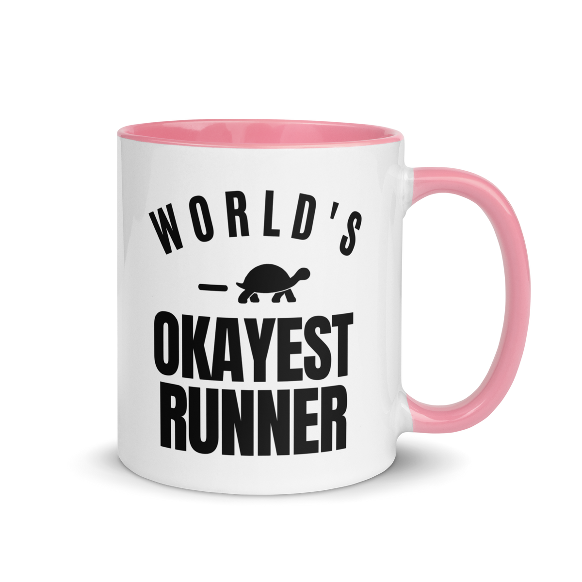World's Okayest Runner Colored Mug