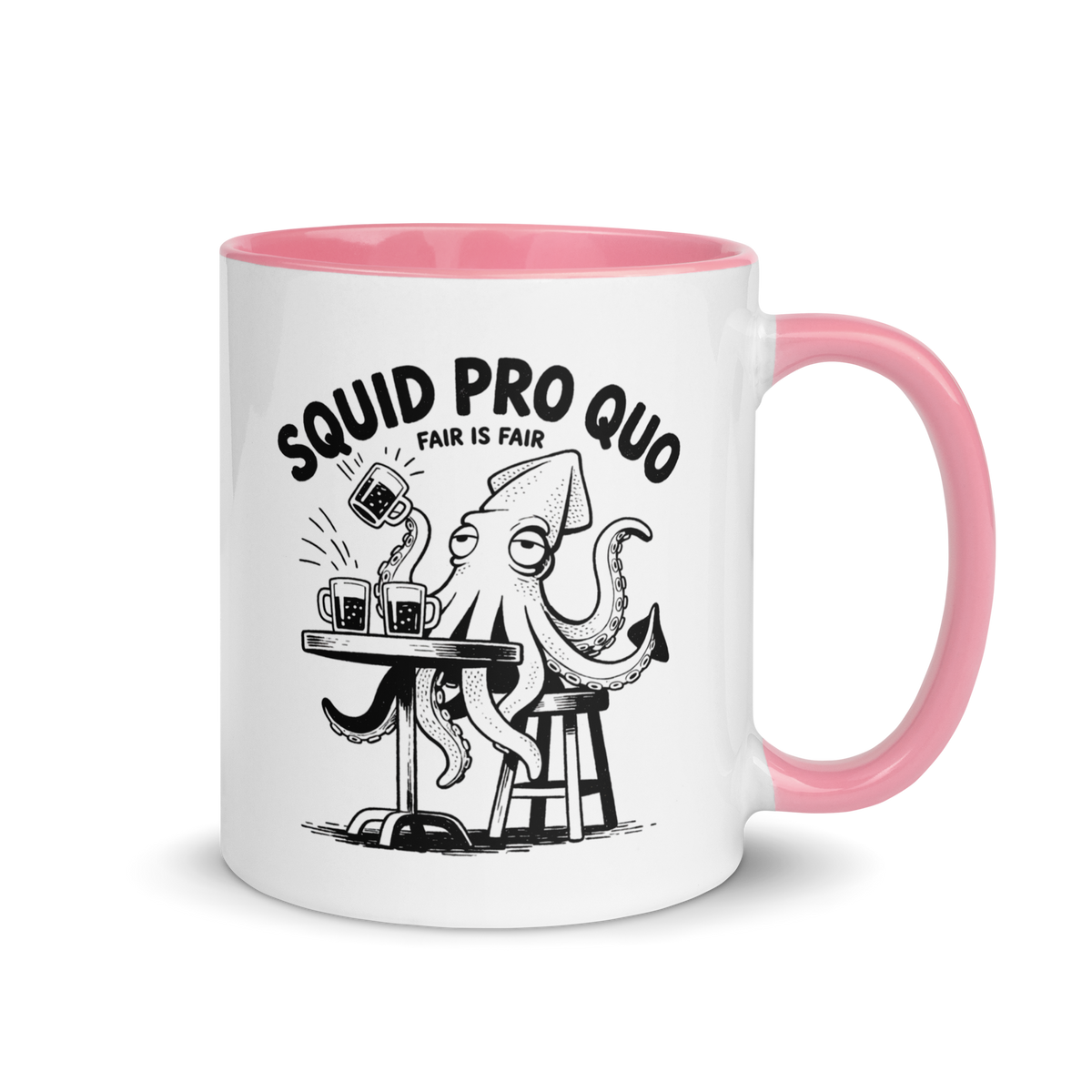 Squid Pro Quo Colored Mug