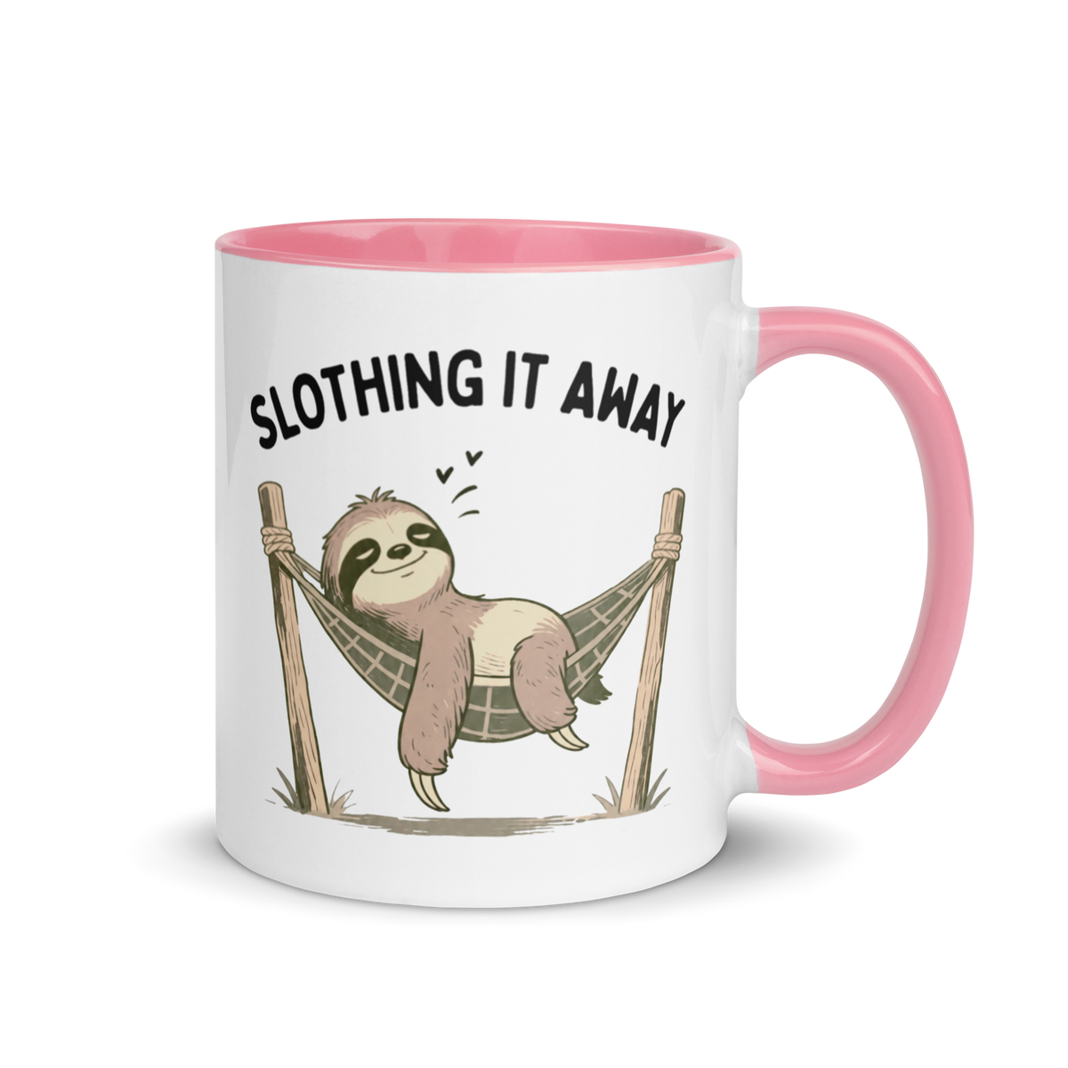 Slothing It Away Colored Mug