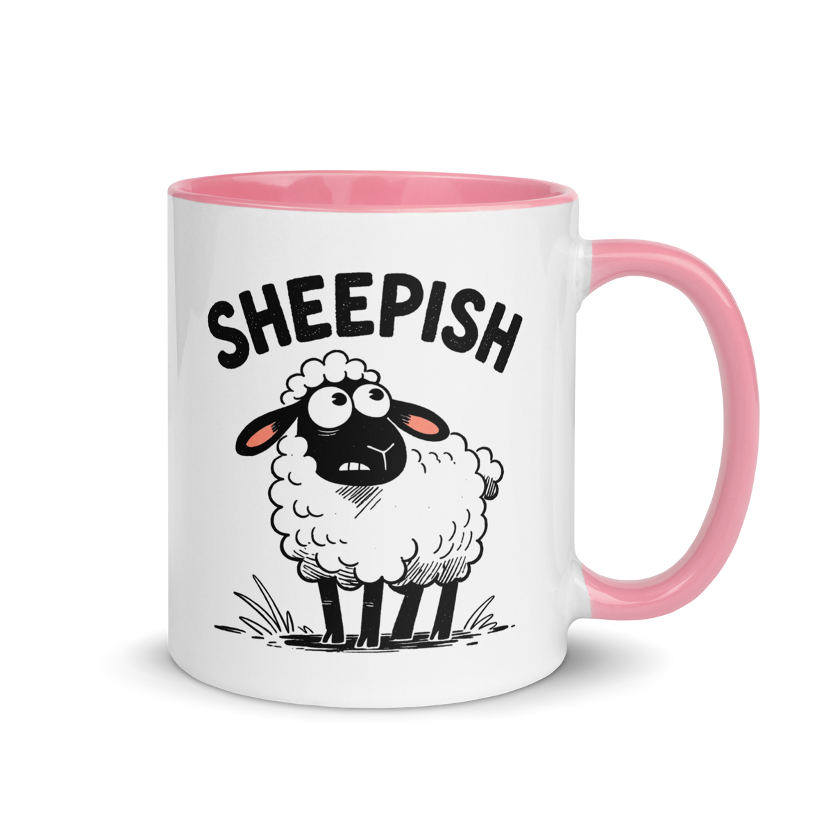 Sheepish Colored Mug
