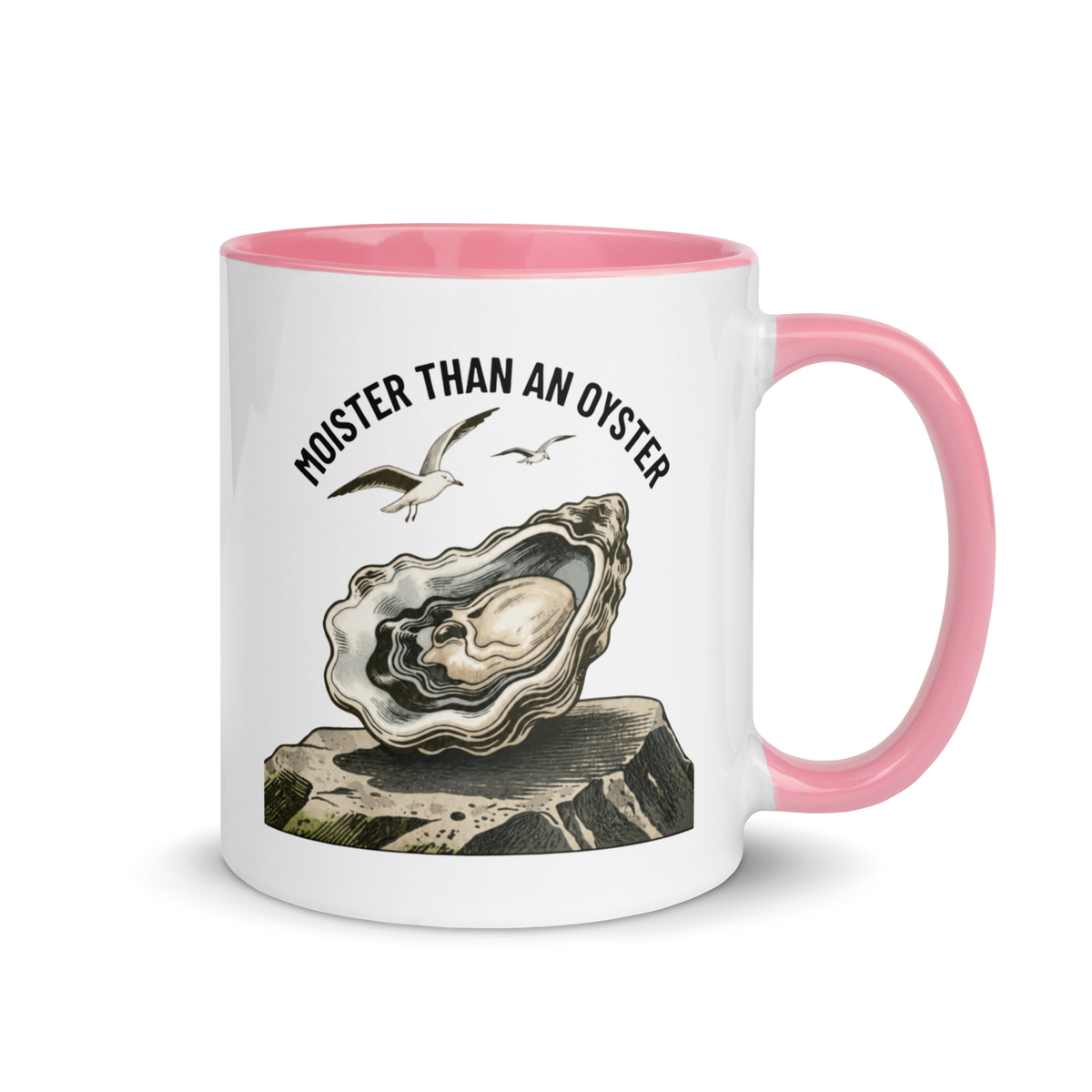 Moister Than an Oyster Colored Mug