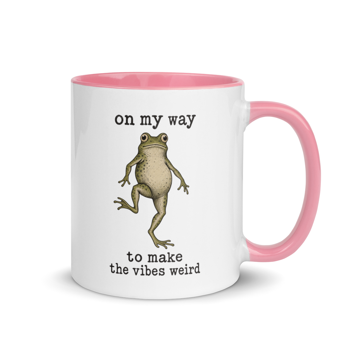 On My Way to Make the Vibes Weird Colored Mug
