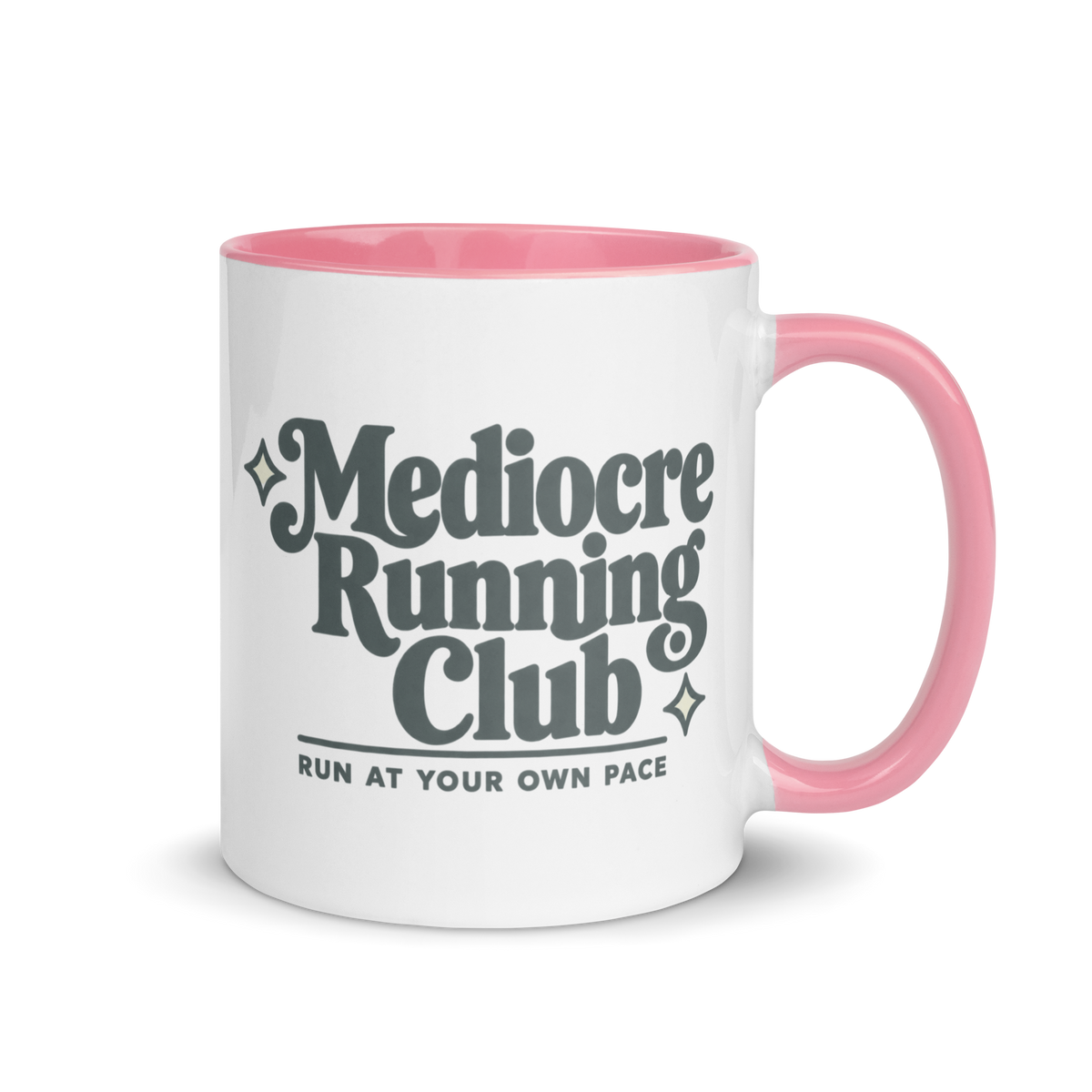 Mediocre Running Club Colored Mug
