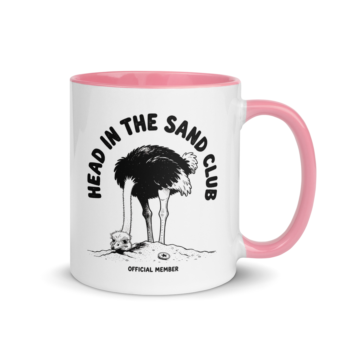 Head in the Sand Club Colored Mug