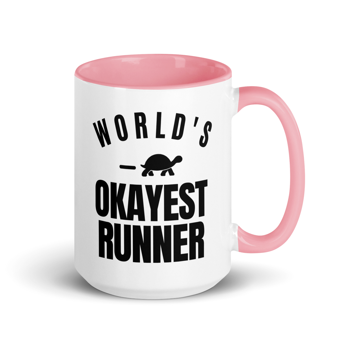 World's Okayest Runner Colored Mug