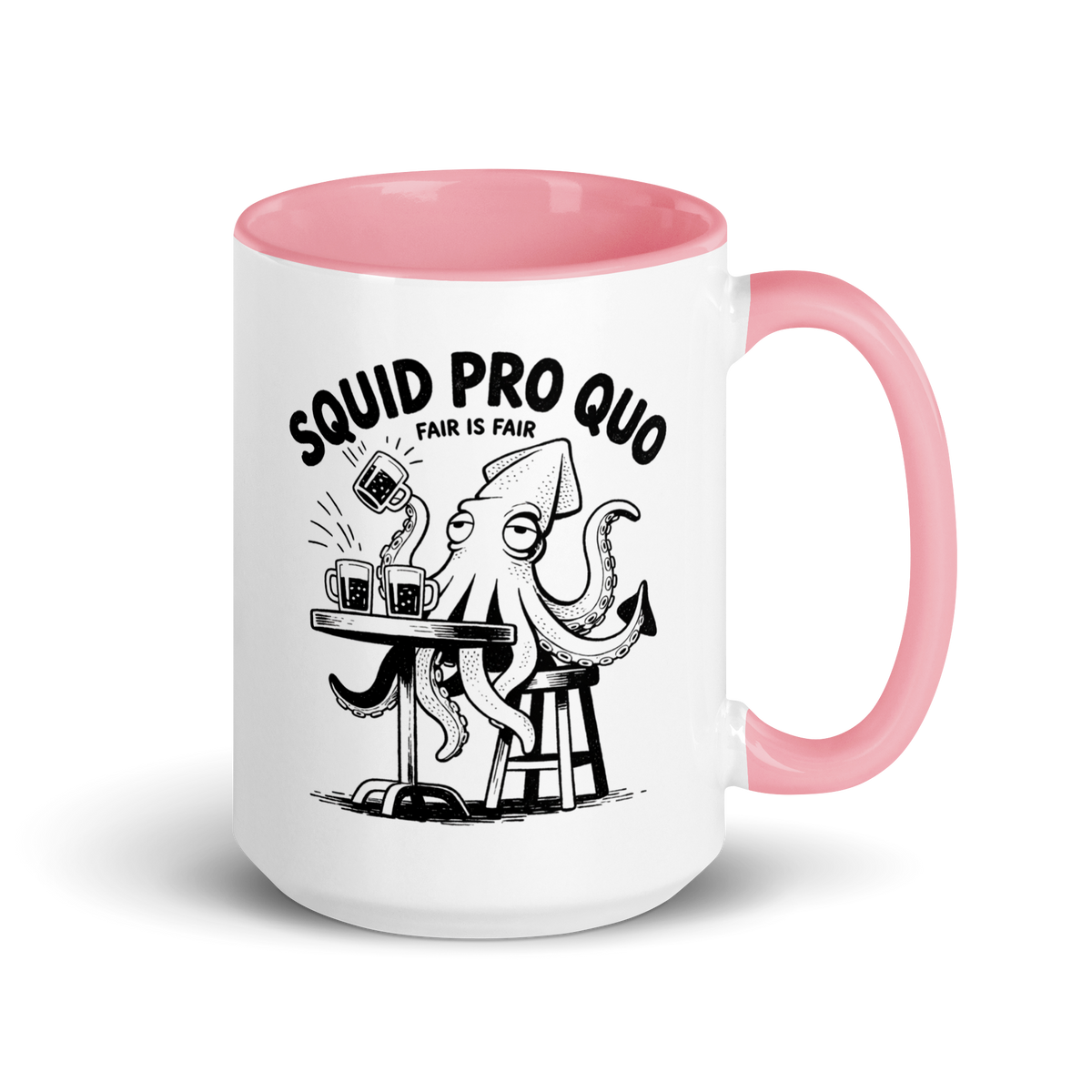 Squid Pro Quo Colored Mug