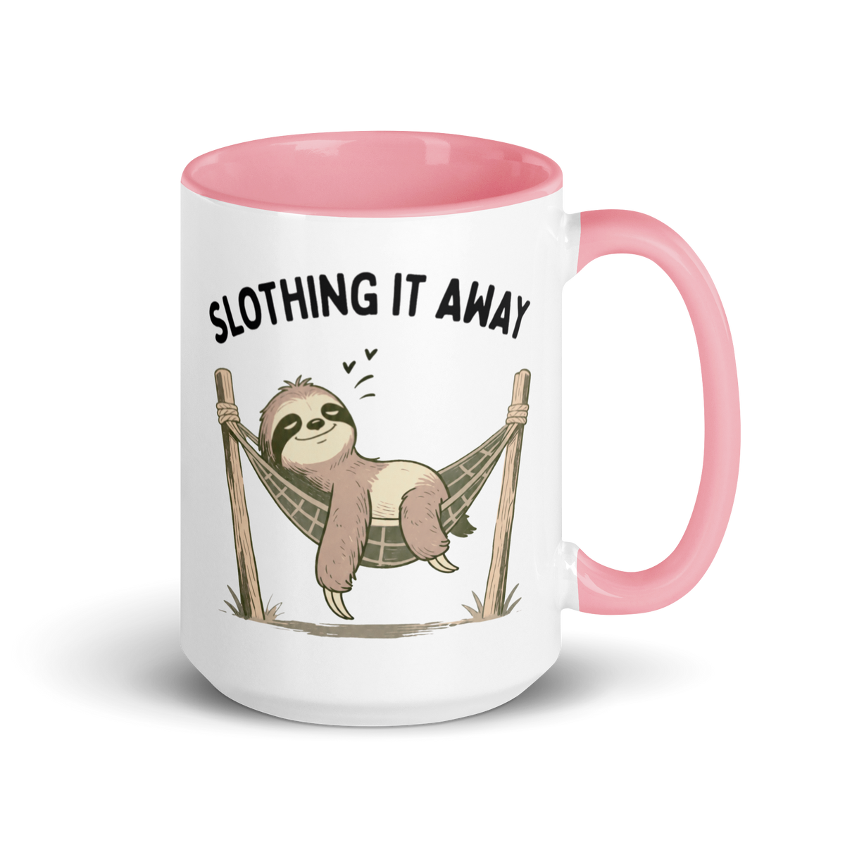 Slothing It Away Colored Mug